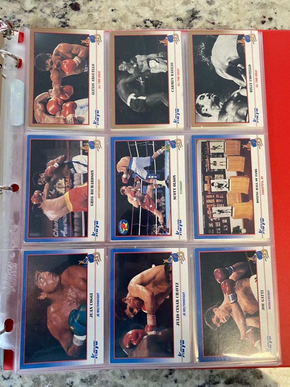 Vintage Kayo Boxing Trading Cards (38 Cards in total)